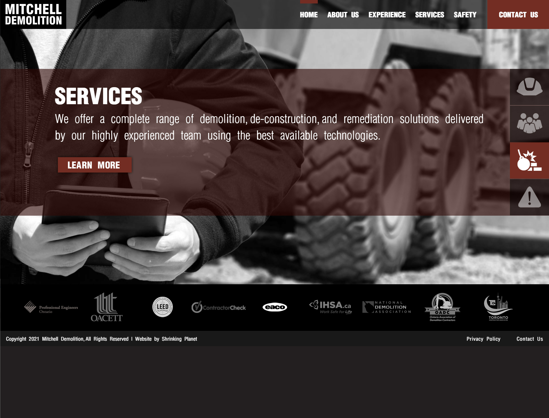 Website Homepage